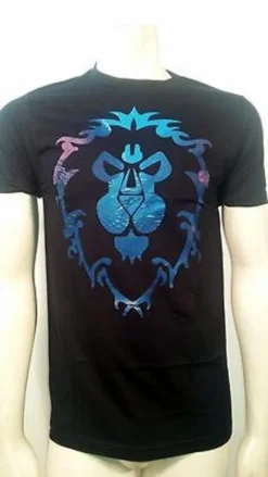 World Of Warcraft Alliance Logo Movie Mmo Video Game Fantasy T Shirt Mens S-2Xl