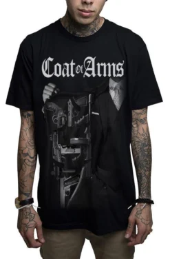 Mafioso Coat Of Arms Loaded Weapons Guns Urban Hip Hop Gangster Tattoos T Shirt -Reelwear Shop 00771726 4552 5ed9 aa17 9d9e8223b478 74254.1549303769