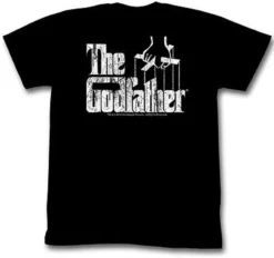 AUTHENTIC THE GODFATHER DISTRESSED PUPPET HAND LOGO MOVIE T SHIRT S -2XL