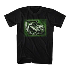 M.C. Escher Frog Amphibian Artwork Illusion Art Black Men's Adult T Tee Shirt