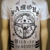 FAMOUS STARS & STRAPS CALLING CARD WHITE CARS WILD STREETS T TEE SHIRT S-3XL