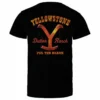 Yellowstone Text Brand Dutton Ranch Logo Kevin Costner TV Show T Shirt 66-21