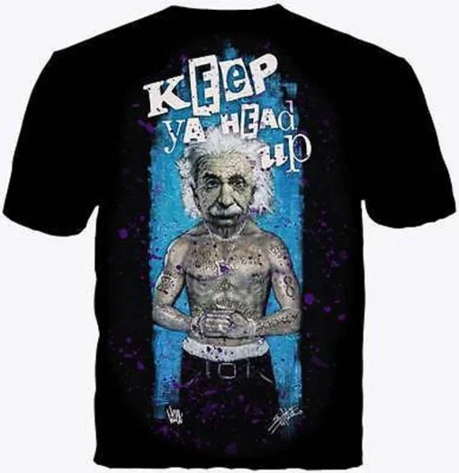 Albert Einstein Keep Ya Head Up E=Mc2 Physics Science Tupac Mens T Shirt Sfa16 -Reelwear Shop 0e2bff0c 252f 5b94 9da0 ea074550e639 30672.1557380027