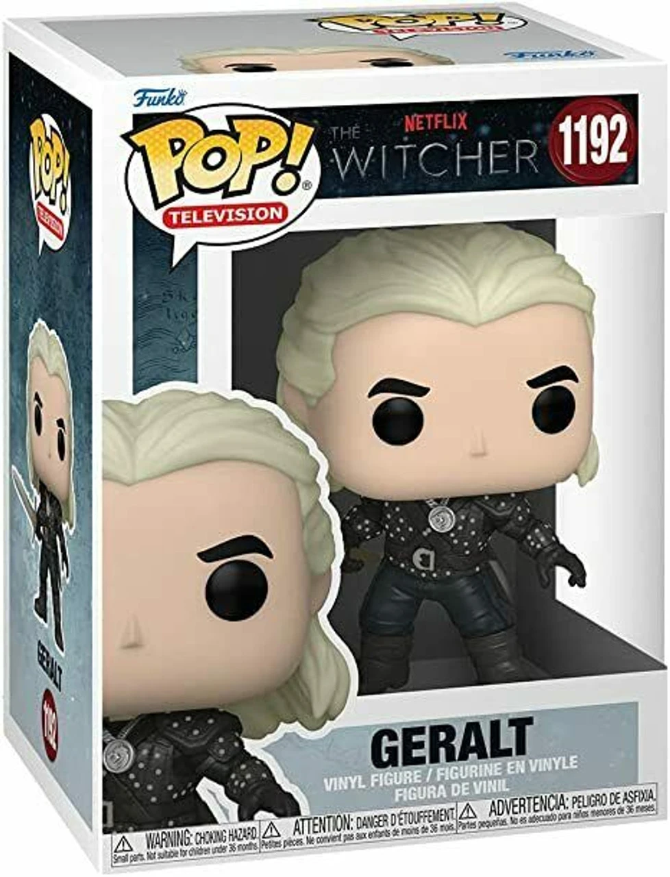 Funko POP! The Witcher Geralt Of Rivia Princess Ciri Monster Hunter Magic #1192 2 Funko POP! The Witcher Geralt Of Rivia Princess Ciri Monster Hunter Magic #1192 - Image 2