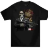Mafioso Skullface Rifle Gun Skeleton Punk Urban Dope Skater Hype T Shirt M-4Xl