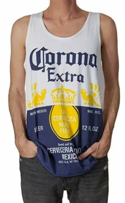 Corona Extra Logo Modelo Mexico Beer Cerveza Alcohol Tank Top Shirt MUBCLL