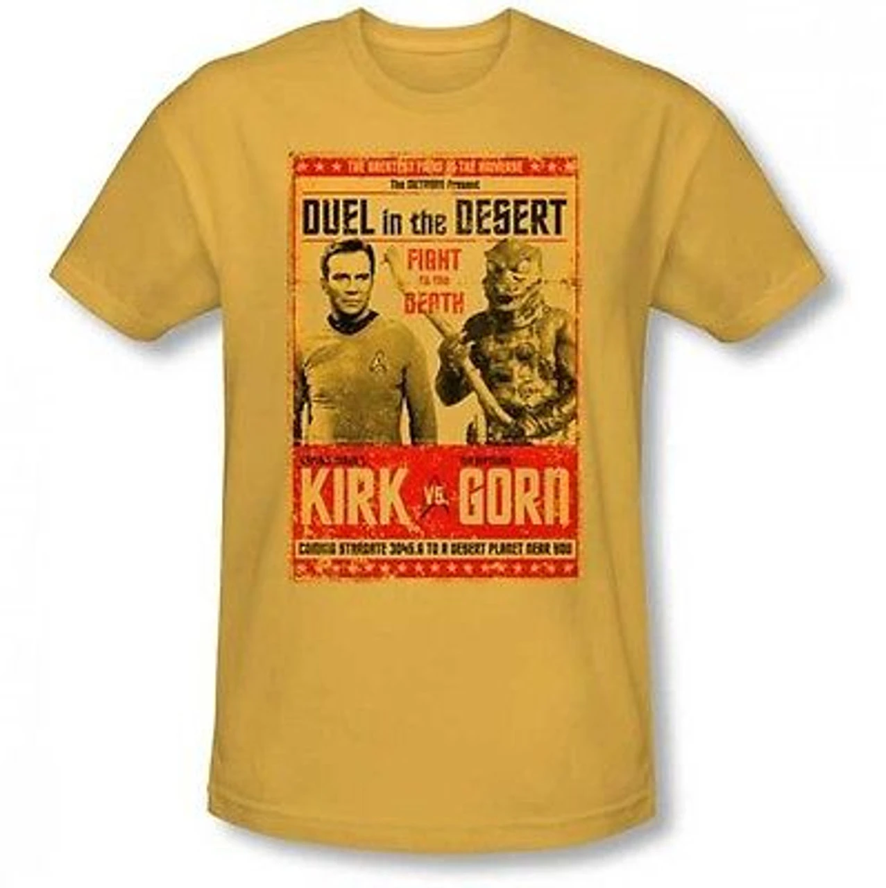 Authentic Star Trek Duel In The Desert Kirk Vs Gorn T Shirt S M L Xl 2Xl 3Xl 1 Authentic Star Trek Duel In The Desert Kirk Vs Gorn T Shirt S M L Xl 2Xl 3Xl