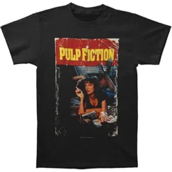 Impact Pulp Fiction Movie Classic John Travolta Samuel Jackson T Tee Shirt PULP03