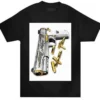 Mafioso Clothing Rocket Gun Sexy View Weapon Black Urban Hype T Shirt M-4Xl