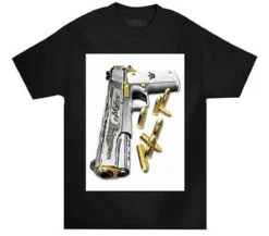 Mafioso Clothing Rocket Gun Sexy View Weapon Black Urban Hype T Shirt M-4Xl