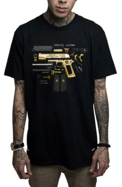 Mafioso Assembly Caliber Guns Weapons Gangsta Urban Tattoos Punk Black T Shirt -Reelwear Shop 2544ca58 fb41 5b76 b961 655d5be12d73 99084.1562594936