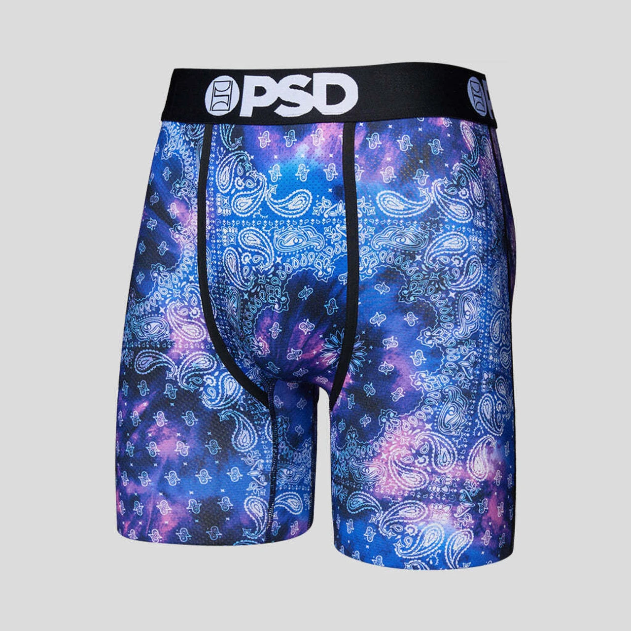 PSD Bandana Deep Tie Dye MM Paisley Blue Underwear Boxer Briefs 222180039 2 PSD Bandana Deep Tie Dye MM Paisley Blue Underwear Boxer Briefs 222180039 - Image 2