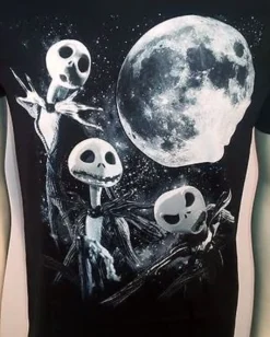 Nightmare Before Christmas Jack In The Moonlight Skellington Blk Tee Shirt S-3XL -Reelwear Shop 2d46e5c8 99cf 57b2 9a3e d105701ae356 76882.1548778718