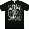Gas Monkey Garage Filigree Blood Sweat Beers Fast Loud Dallas Texas T Tee Shirt