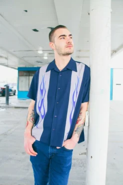 Steady Clothing Flame N Hot Navy Rockabilly Bowling Button Down Shirt ST35324 -Reelwear Shop 35b19169 0142 5cc7 afcc 6eacc8fc2750 13987.1625232191