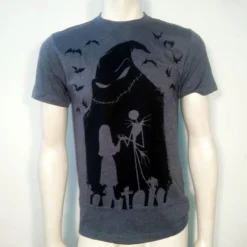 Jack's Silhouette Skellington Nightmare Before Christmas Mens Shirt DH581DDW1