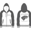 Game Of Thrones Starks Winter Is Coming Wolf Scary Zip Hoodie Sweatshirt S-Xxl