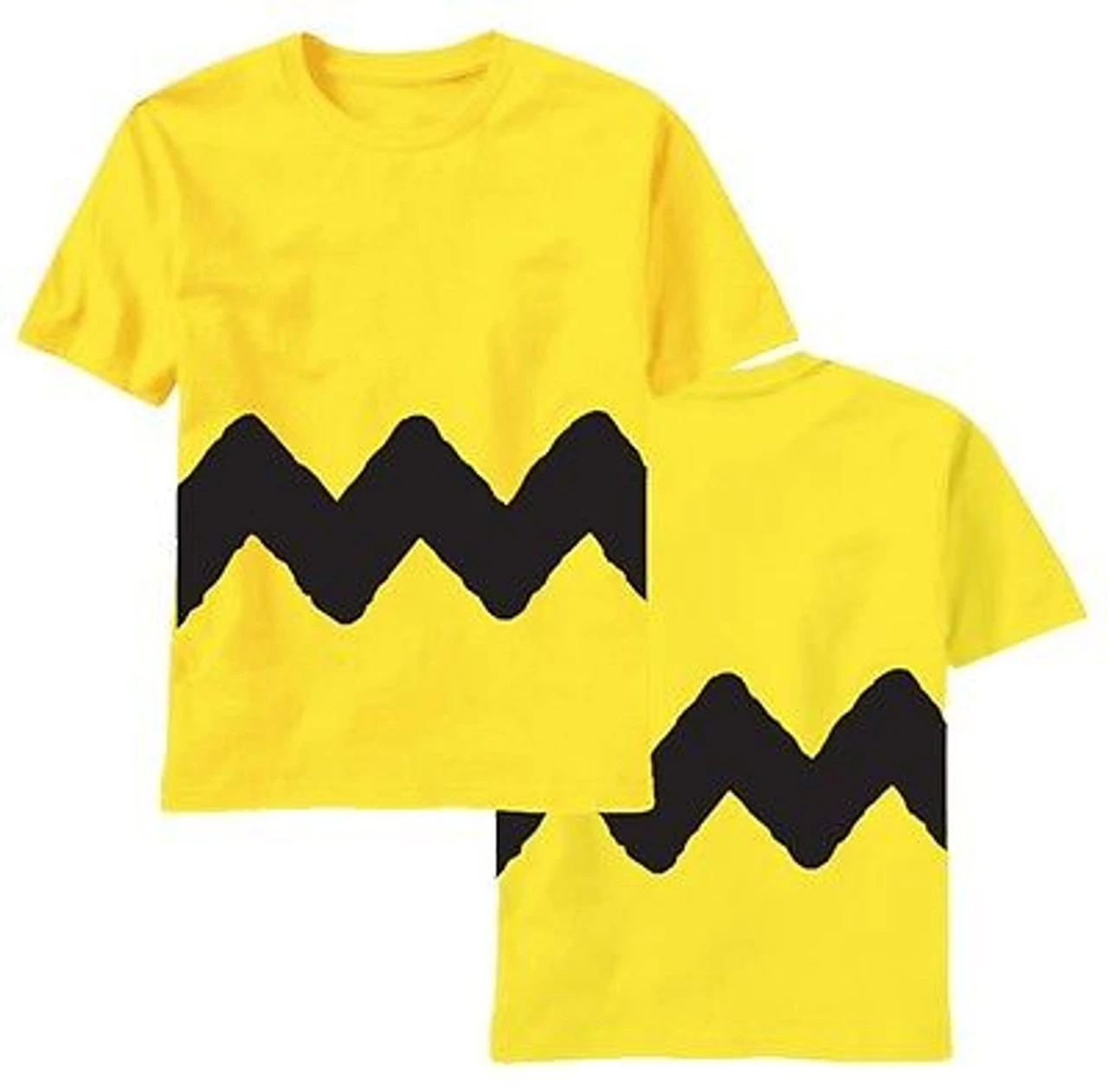 AUTHENTIC PEANUTS CHARLIE BROWN COSTUME COSPLAY TEE SHIRT MENS S-3XL 1 AUTHENTIC PEANUTS CHARLIE BROWN COSTUME COSPLAY TEE SHIRT MENS S-3XL