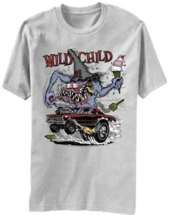 Rat Fink Wild Child Ed Big Daddy Ross Kustom Kulture Hot Rod T Shirt BD002IG
