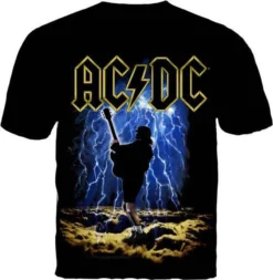 Get Down Art GDA ACDC Highway To Hell Heavy Metal Rock Music Mens Shirt SFAP44
