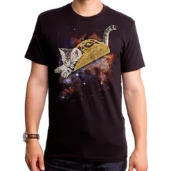 TACO CAT ADORABLE CUTE KITTEN OUTER SPACE STARS SOLAR SYSTEM MENS T SHIRT S-2XL -Reelwear Shop 476ce3fc de22 59b7 8d9a f325d7e420d7 61002.1556792439