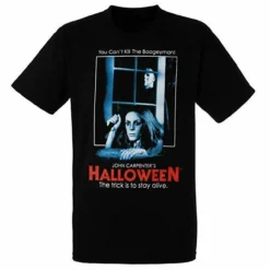 John Carpenter Halloween Movie Poster Cant Kill Boogeyman Horror T Shirt 54-9