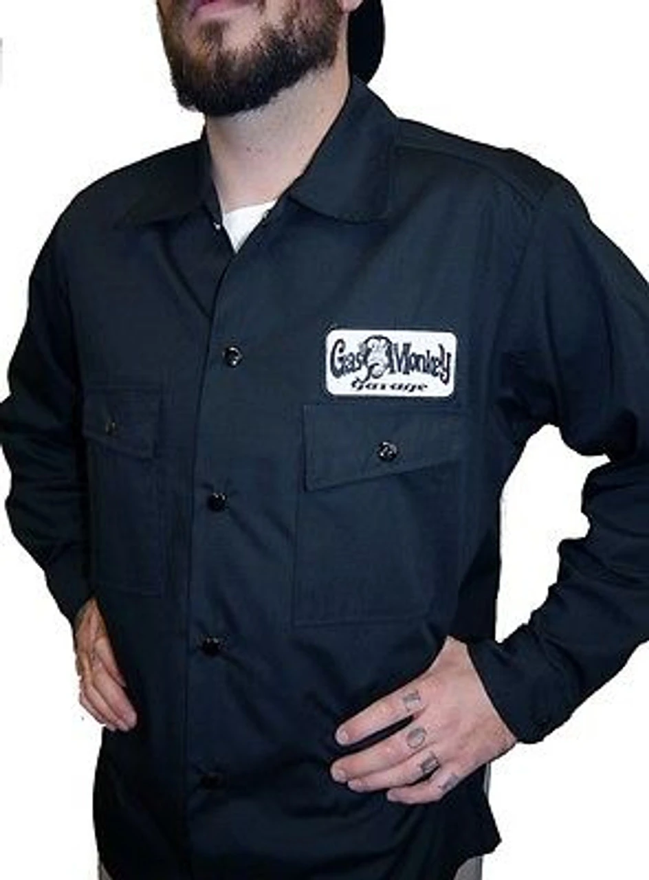 Gas Monkey Garage Fast N Loud Hot Rod Race Car Dallas Texas L/S Work Shirt S-3Xl 2 Gas Monkey Garage Fast N Loud Hot Rod Race Car Dallas Texas L/S Work Shirt S-3Xl - Image 2