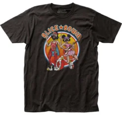 Impact Cheech And Chong Alice And Bowie Up In Smoke Fitted Men's Jersey Tee CHCH21