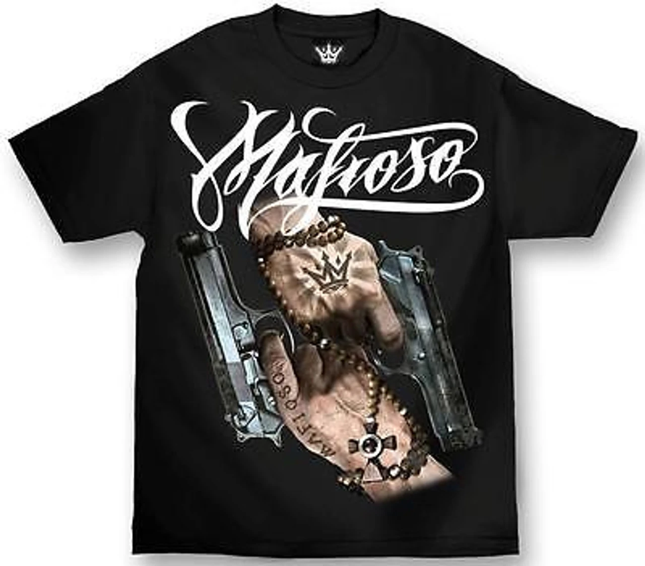 Mafioso Saints Pray Pistol Gun Smoke Hand God Hip Hop Urban Tattoo T Shirt S-4Xl 1 Mafioso Saints Pray Pistol Gun Smoke Hand God Hip Hop Urban Tattoo T Shirt S-4Xl