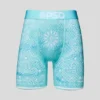 PSD Baller Bandana Paisley Teal Breathable Underwear Boxer Briefs 222180037