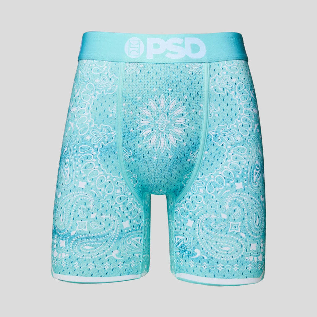 PSD Baller Bandana Paisley Teal Breathable Underwear Boxer Briefs 222180037 1 PSD Baller Bandana Paisley Teal Breathable Underwear Boxer Briefs 222180037