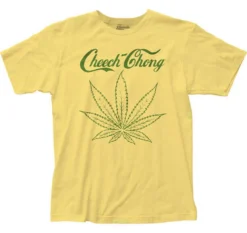 Impact Cheech And Chong Marijuana Flower Up In Smoke Fitted Men's Jersey Tee CHCH20
