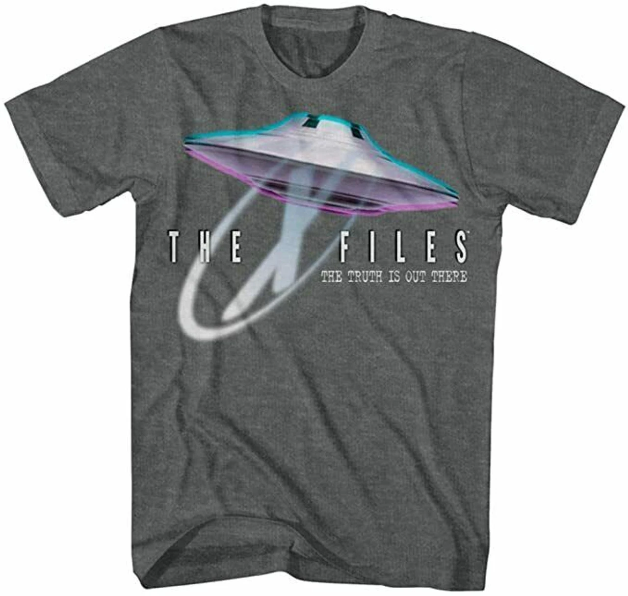 The X-Files The Truth Is Out There Retro Flying Saucer UFO Aliens T Shirt XF0005 2 The X-Files The Truth Is Out There Retro Flying Saucer UFO Aliens T Shirt XF0005 - Image 2
