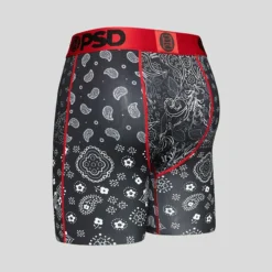 PSD Black Hype Bandana Red Trim Boxers Briefs Mens Athletic Underwear 221180064 8 PSD Black Hype Bandana Red Trim Boxers Briefs Mens Athletic Underwear 221180064 -Reelwear Shop 4ee4c492 dc87 5912 86d0 022941f56a31 14501.1637342236