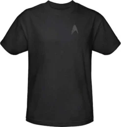 Authentic Star Trek Darkness Command Uniform Logo T Shirt S M L Xl 2Xl 3Xl