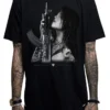 Mafioso Gun Play AK 47 Assault Weapons Hip Hop Tattooed Sexy Woman Urban T Shirt