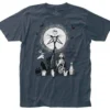 Impact The Nightmare Before Christmas Graveyard Jack Sally Tim Burton T Shirt NBC06