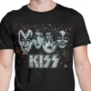 Get Down Art GDA KISS Face Off White Metal Rock Music Band Mens Shirt SFAE51
