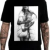 Mafioso Mob Wife Naked Tattoos Alternative Model Inked Urban Mobster T Shirt