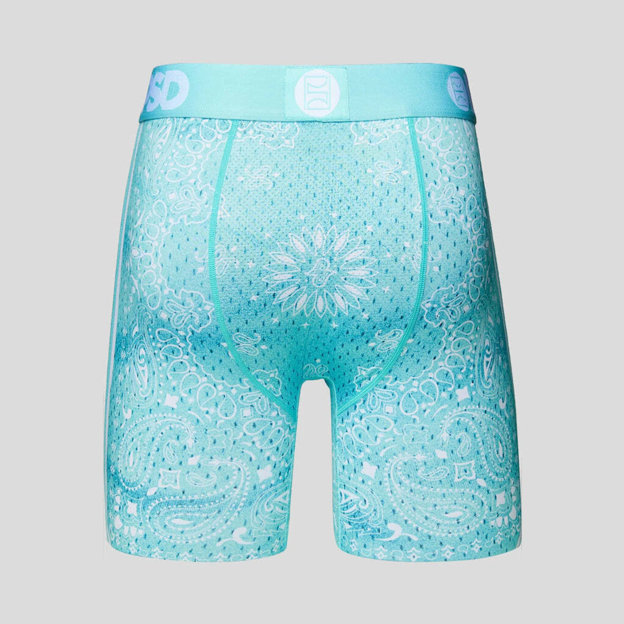 PSD Baller Bandana Paisley Teal Breathable Underwear Boxer Briefs 222180037 3 PSD Baller Bandana Paisley Teal Breathable Underwear Boxer Briefs 222180037 - Image 3