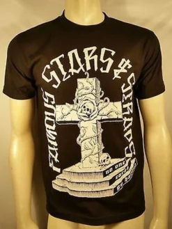 FAMOUS STARS & STRAPS FOREVER CROSSES GO HARDER TOMBSTONE PUNK T SHIRT S-2XL -Reelwear Shop 6d53e8af a7ff 5eaf 8a4d e0da5f514b49 86069.1556782401