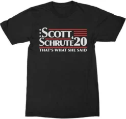 The Office Michael Scott Dwight Schrute 20 Thats What She Said T Shirt DM143