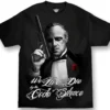 Mafioso Silencer Mafia Gun Pistol Live And Die Urban Mens Black Shirt MTMM52007
