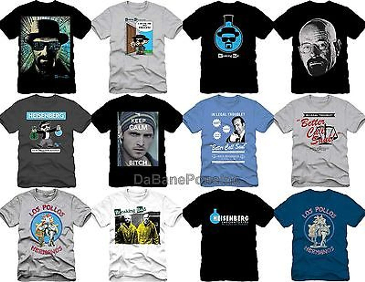 AUTHENTIC 2013 BREAKING BAD HEISENBERG WALTER JESSE POLLOS TV SHOW T SHIRT S-2XL 1 AUTHENTIC 2013 BREAKING BAD HEISENBERG WALTER JESSE POLLOS TV SHOW T SHIRT S-2XL
