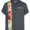 Liquor Brand Hawaii Hula Girl Hibiscus Rockabilly Bowling Shirt LB-MBS-19019