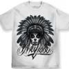 Mafioso Muerte Day Of The Dead Skull Native American Urban Tattoo T Shirt M-4Xl