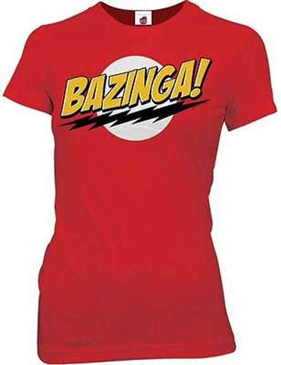 Officially Licensed Big Bang Theory Bazinga Junior Girls Tv Show T Shirt Medium 1 Officially Licensed Big Bang Theory Bazinga Junior Girls Tv Show T Shirt Medium