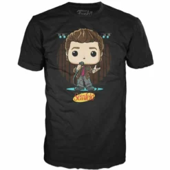 Funko POP! Seinfeld Jerry Live From NYC Stand Up Comedy TV Mens T Shirt 57435