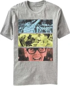 THE SANDLOT CHARACTER CAST PHOTO FRAMES SQUINTS HAM DOG MOVIE T TEE SHIRT S-2XL