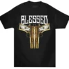 Mafioso Blessed Skate HipHop Guns Desert Eagle Crewneck Adult Mens T Tee Shirt